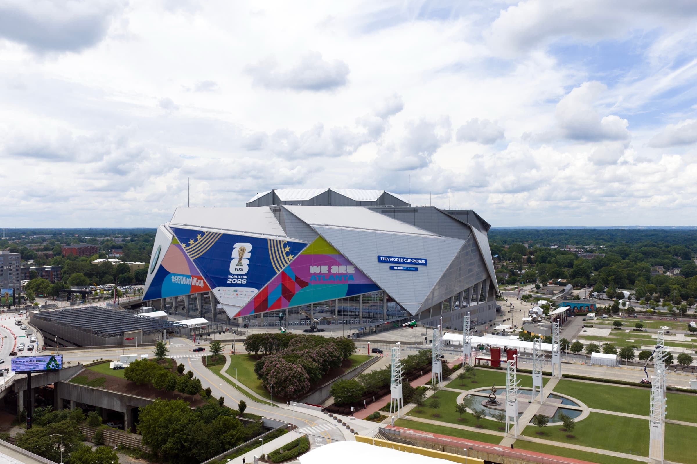 Mercedes-Benz Stadium prepared for FIFA World Cup 2026 in Atlanta